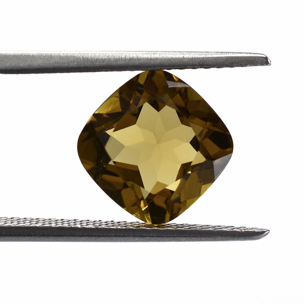 WHISKY QUARTZ CUT CUSHION 9MM 3.23 Cts.