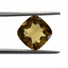 WHISKY QUARTZ CUT CUSHION 9MM 3.23 Cts.