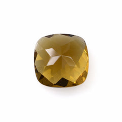 WHISKY QUARTZ CHECKER CUT CUSHION 9MM 2.75 Cts.