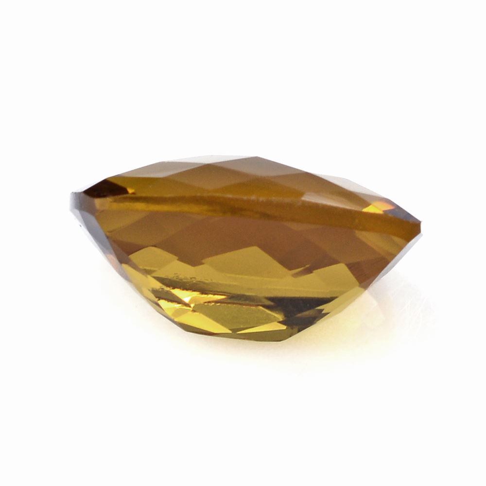WHISKY QUARTZ CHECKER CUT CUSHION 16X12MM 9.70 Cts.