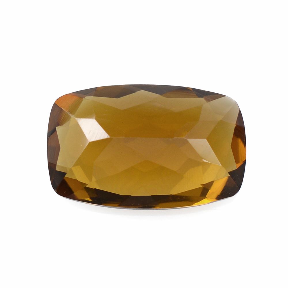 WHISKY QUARTZ CUT CUSHION 16X10MM 6.50 Cts.