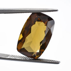 WHISKY QUARTZ CUT CUSHION 16X10MM 6.50 Cts.