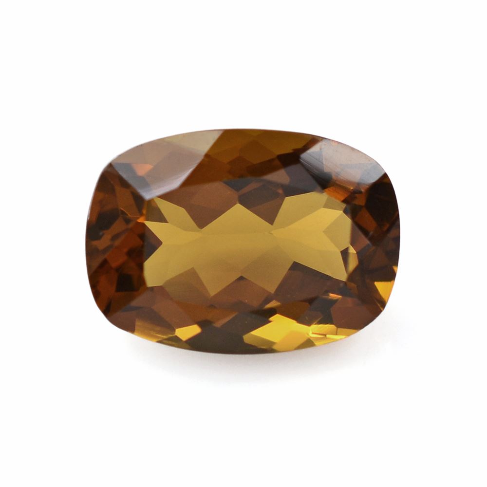 WHISKY QUARTZ CUT CUSHION 14X10MM 6.05 Cts.
