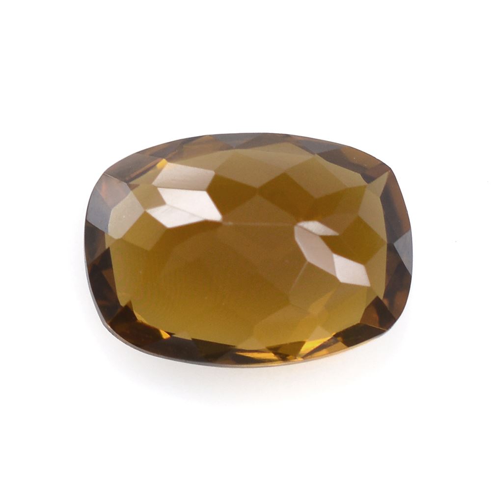 WHISKY QUARTZ CUT CUSHION 14X10MM 6.05 Cts.