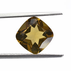 WHISKY QUARTZ CUT CUSHION 9MM 3.10 Cts.