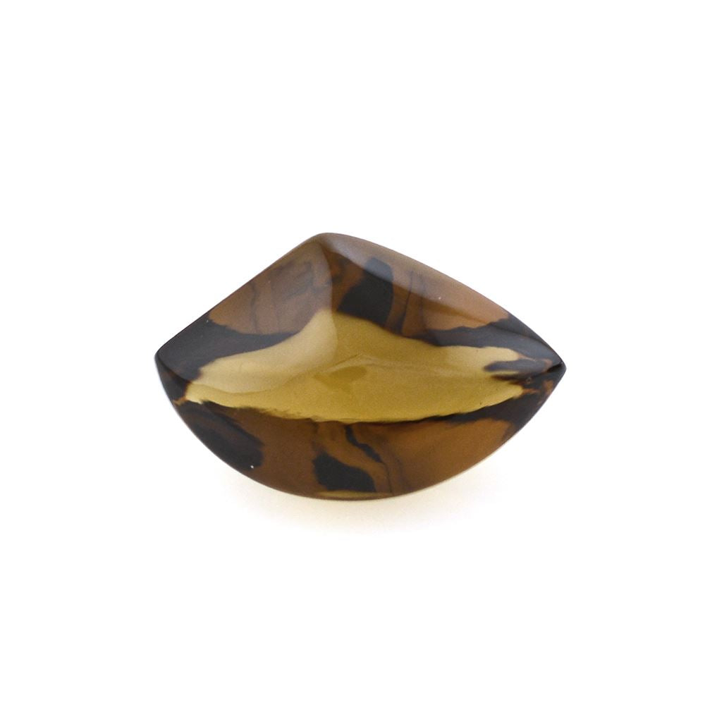 WHISKY QUARTZ BUFFTOP FANCY SHAPE 13X8MM 3.92 Cts.