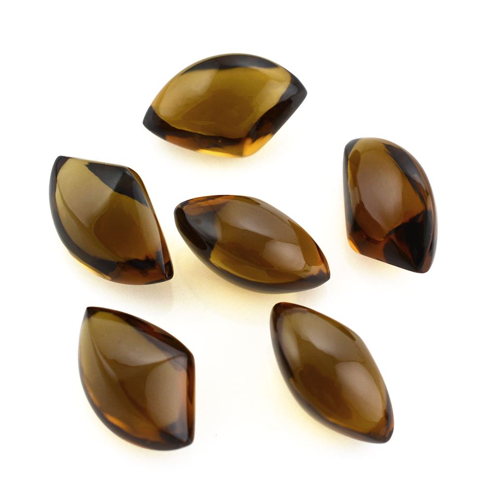 WHISKY QUARTZ BUFFTOP FANCY SHAPE 13X8MM 3.92 Cts.