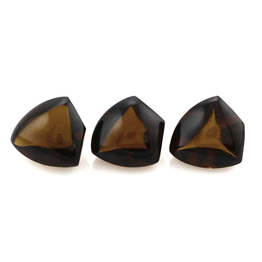WHISKY QUARTZ BUFFTOP FANCY KITE SHAPE 14X13MM 8.30 Cts.