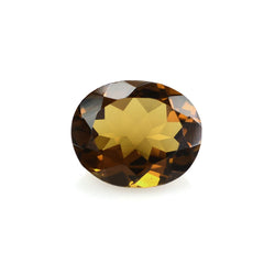 WHISKY QUARTZ CUT OVAL 12X10MM 3.8Cts.