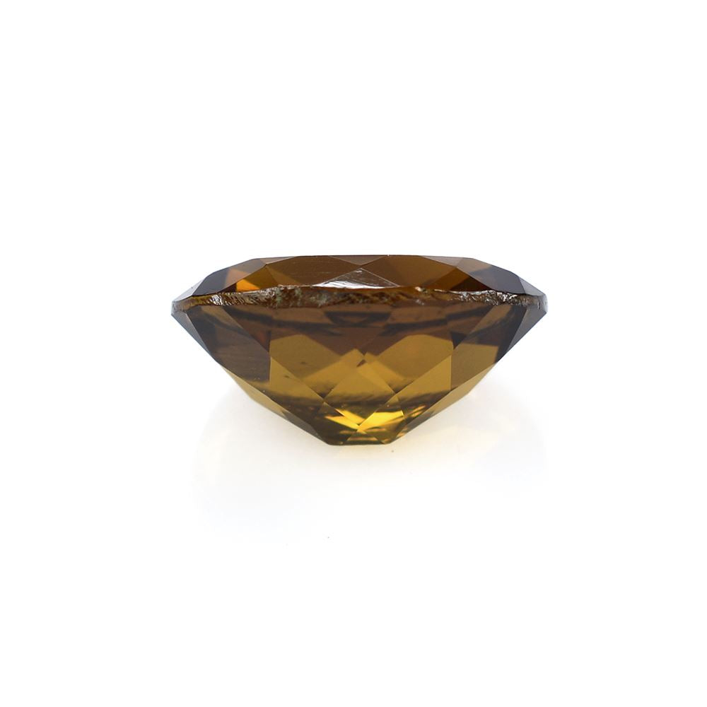 WHISKY QUARTZ CUT OVAL 12X10MM 3.8Cts.