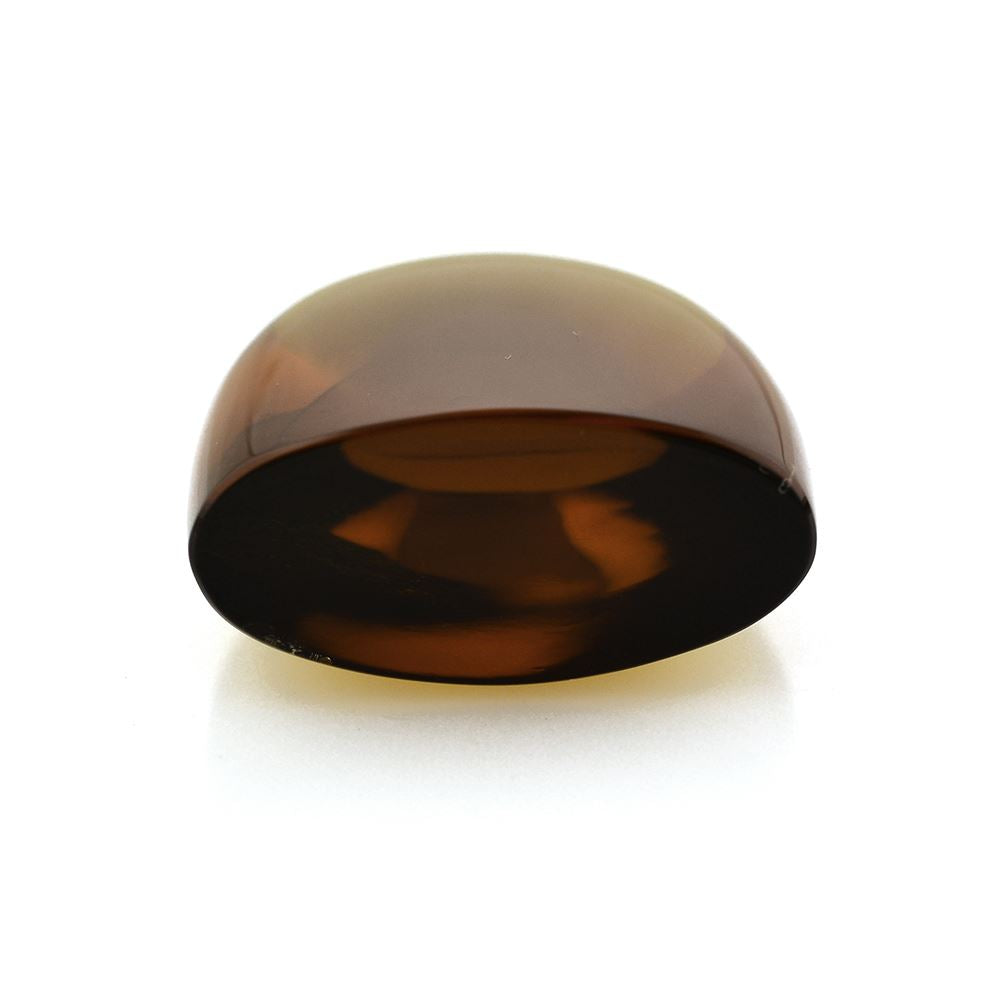WHISKY QUARTZ HALF OVAL CAB 20MM 33.55Cts.