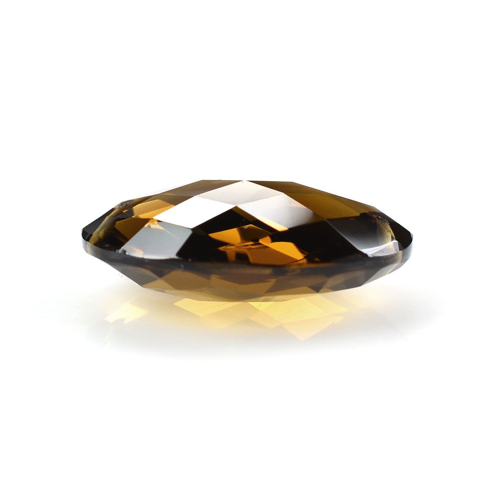 WHISKY QUARTZ BRIOLETTE OVAL (TWO FULL DRILL) 20X15MM 13.45Cts.