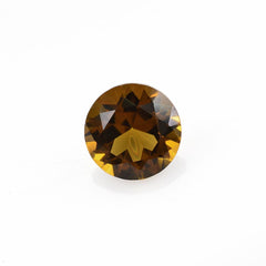 WHISKY QUARTZ DIAMOND CUT ROUND 8MM 1.75Cts.