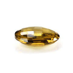 WHISKY QUARTZ BRIOLETTE ROUND 15MM 7.28Cts.