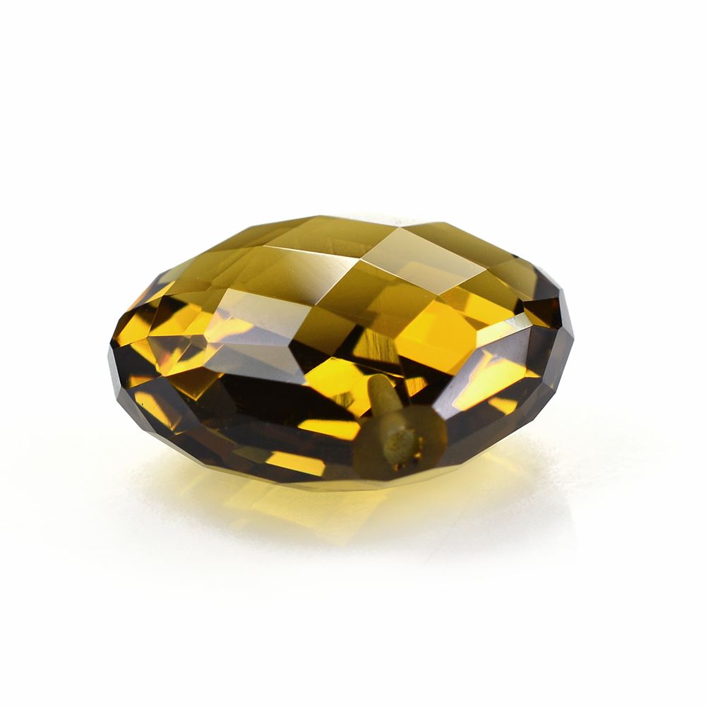 WHISKY QUARTZ BRIOLETTE PEAR (HALF DRILL) 18MM 20.45Cts.