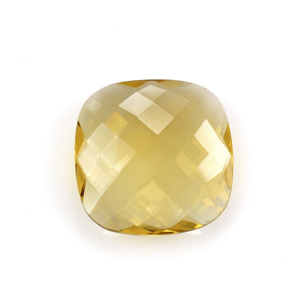 WHISKY QUARTZ BRIOLETTE CUSHION (LITE) 18MM 12.75Cts.