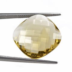 WHISKY QUARTZ BRIOLETTE CUSHION (LITE) 18MM 12.75Cts.