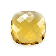 WHISKY QUARTZ BRIOLETTE CUSHION 18MM 12.5Cts.