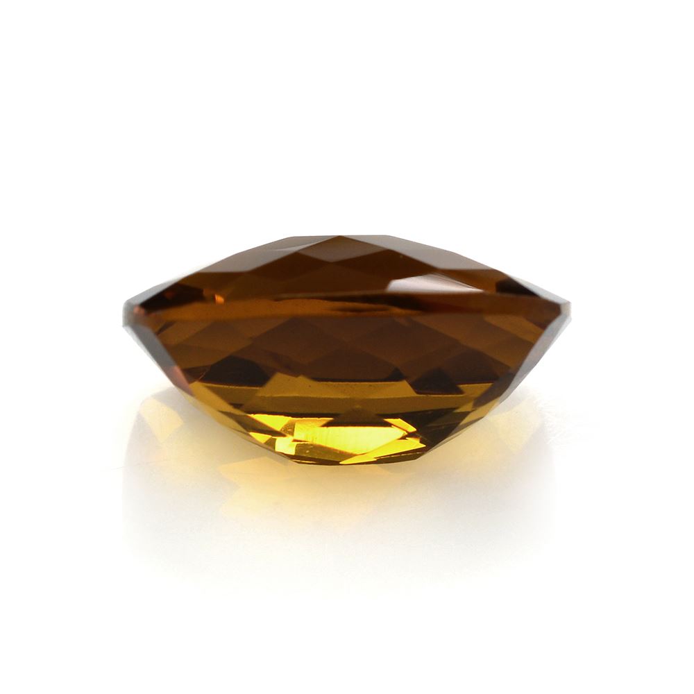 WHISKY QUARTZ CHECKER CUT CUSHION 16X12MM 9.4Cts.