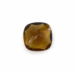 WHISKY QUARTZ CUT CUSHION 10MM 3.68Cts.