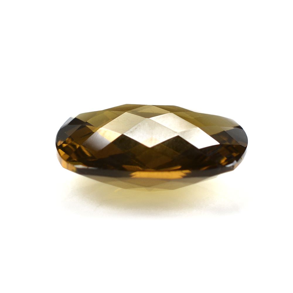 WHISKY QUARTZ BRIOLETTE CUSHION 18MM 13.93Cts.