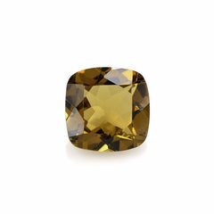 WHISKY QUARTZ CUT CUSHION 10MM 3.84Cts.