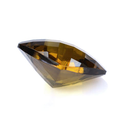 WHISKY QUARTZ CHECKER CUT CUSHION 16MM 13.88Cts.