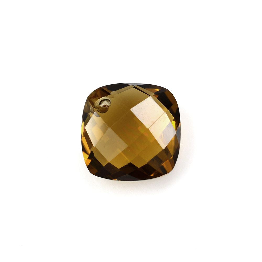 WHISKY QUARTZ BRIOLETTE CUSHION (FULL DRILL) 10MM 3.82 Cts.