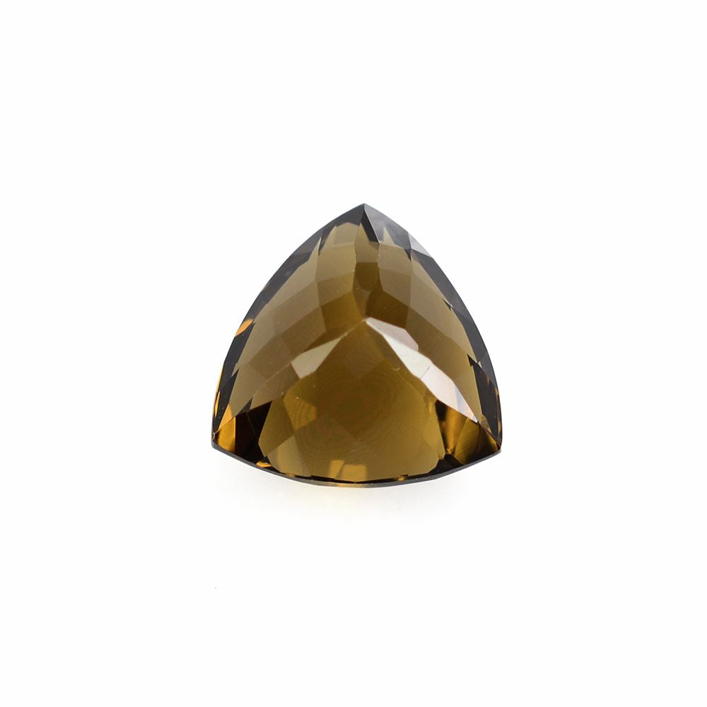 WHISKY QUARTZ PORTUGUESE CUT TRILLION 12MM 6.86Cts.