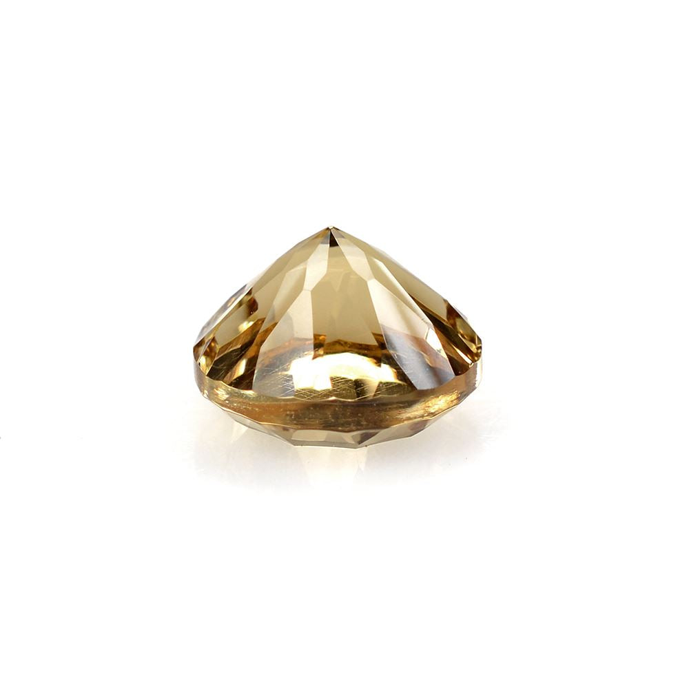 WHISKY QUARTZ CONCAVE CUT ROUND (LITE) 9MM 2.88Cts.