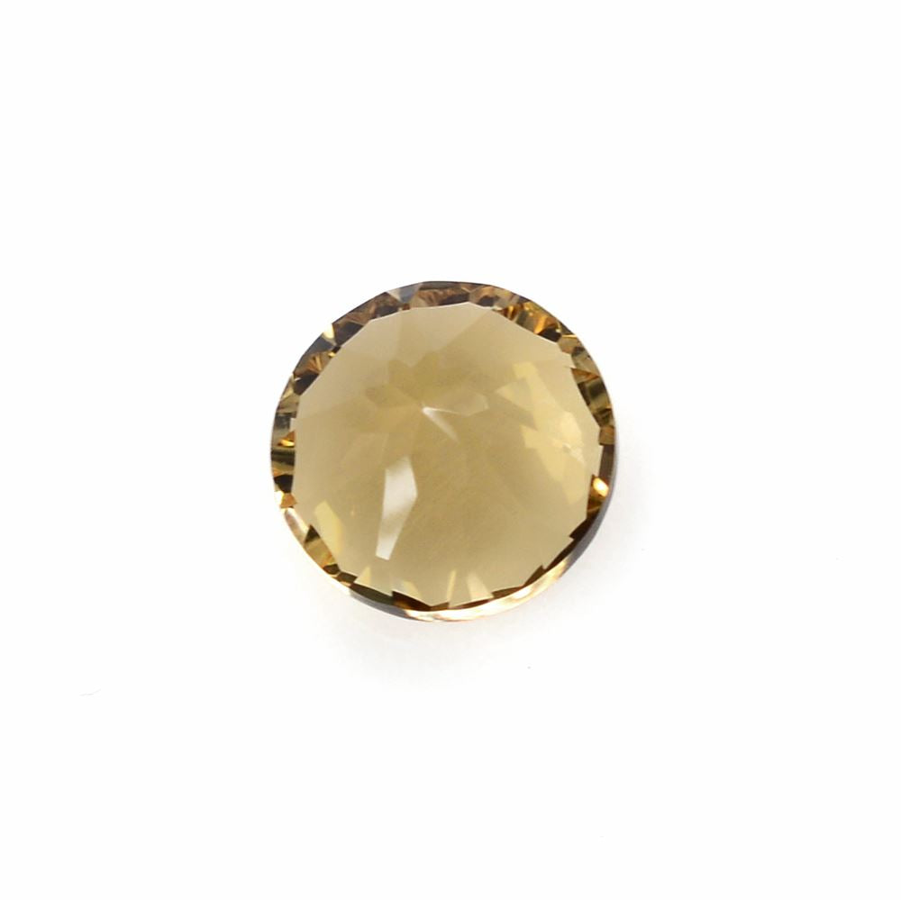 WHISKY QUARTZ CONCAVE CUT ROUND (LITE) 9MM 2.88Cts.