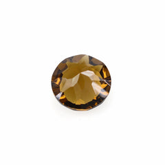 WHISKY QUARTZ CONCAVE CUT ROUND 8MM 1.6Cts.
