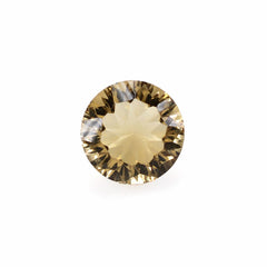 WHISKY QUARTZ CONCAVE CUT ROUND (LITE) 10MM 3.7Cts.