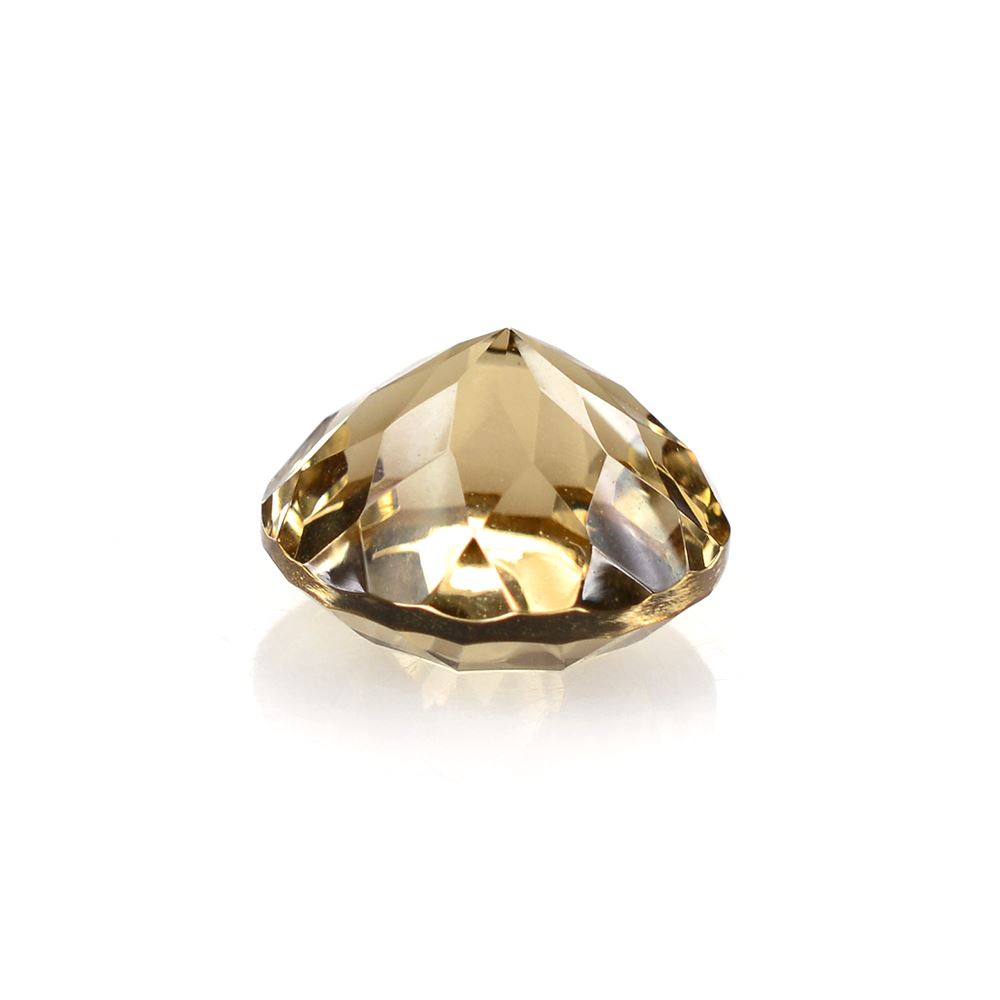 WHISKY QUARTZ CONCAVE CUT ROUND (LITE) 10MM 3.7Cts.