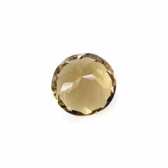 WHISKY QUARTZ CONCAVE CUT ROUND (LITE) 10MM 3.7Cts.