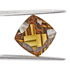 WHISKY QUARTZ LONG STEP CONCAVE CUSHION 10MM 4.02 Cts.