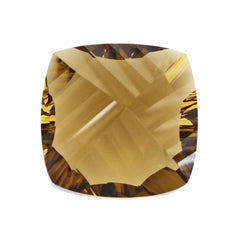 WHISKY QUARTZ LONG STEP CONCAVE CUSHION 12MM 6.70 Cts.
