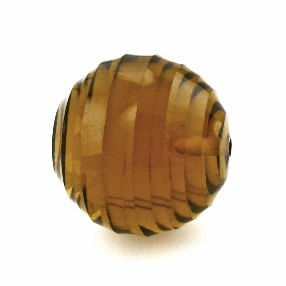 WHISKY QUARTZ CONCAVE BALL (HALF DRILL) 12MM 12.40 Cts.