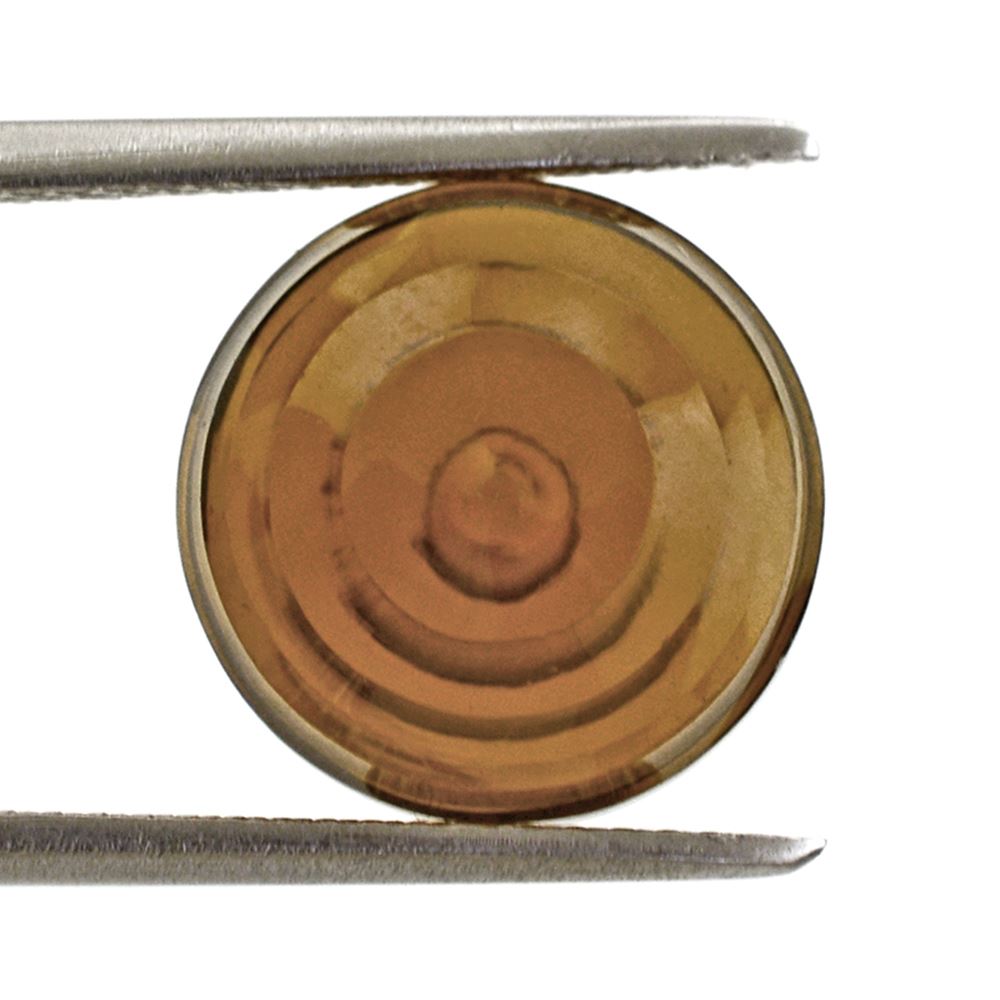 WHISKY QUARTZ CONCAVE BALL (HALF DRILL) 12MM 12.40 Cts.