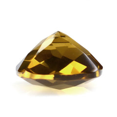 WHISKY QUARTZ CHECKER CUT CUSHION 10MM 3.70 Cts.