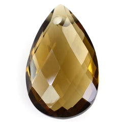 WHISKY QUARTZ BRIOLETTE PEAR (FULL DRILL) 16X10MM 4.93 Cts.
