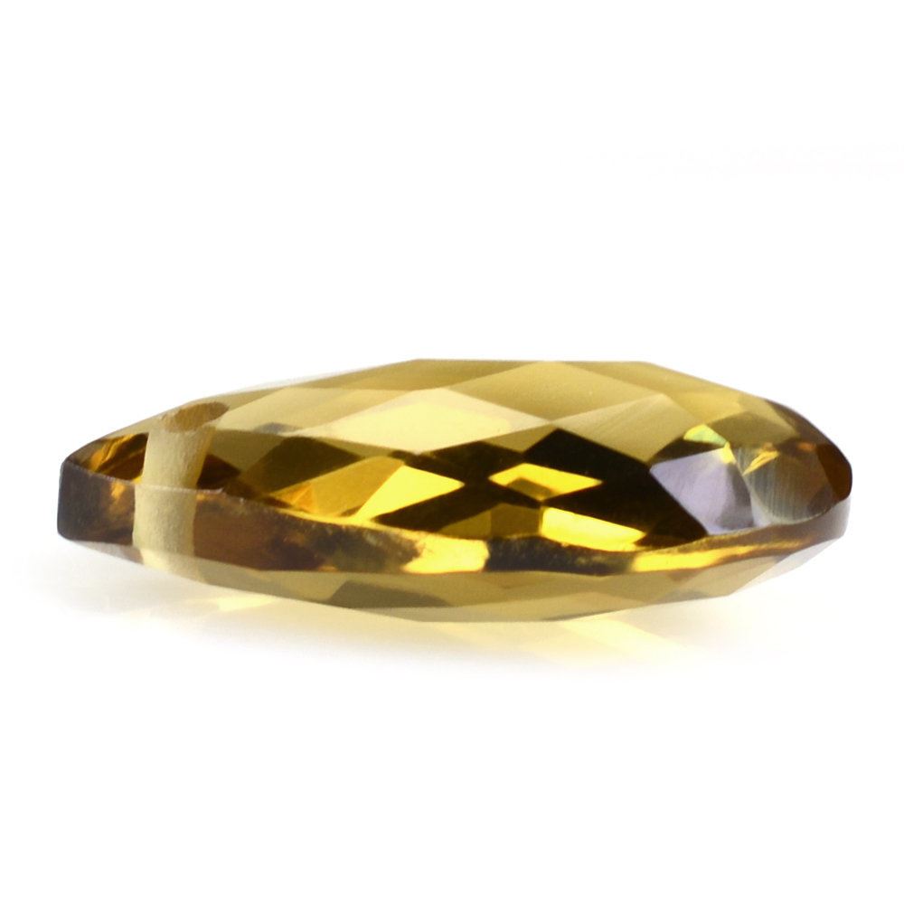 WHISKY QUARTZ BRIOLETTE PEAR (FULL DRILL) 16X10MM 4.93 Cts.
