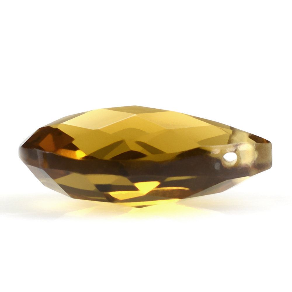 WHISKY QUARTZ BRIOLETTE PEAR (FULL DRILL) 15X9MM 4.12 Cts.