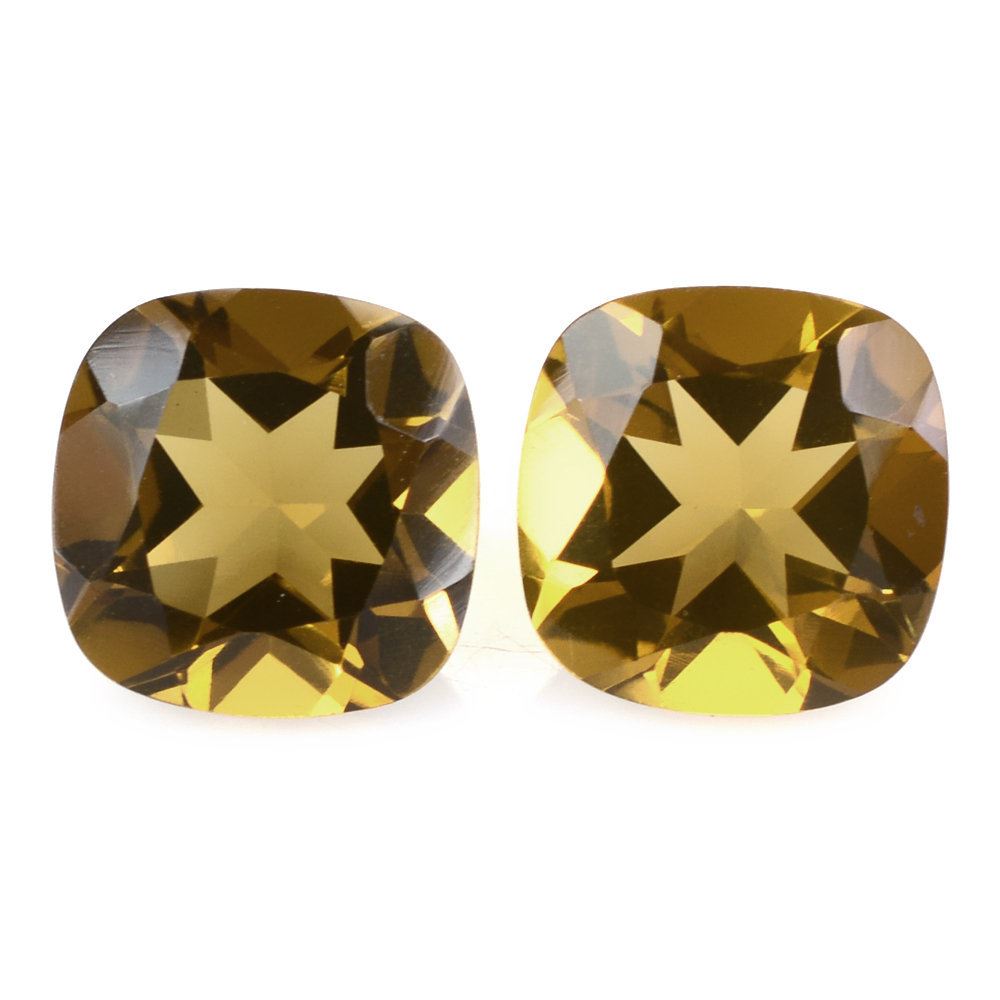 WHISKY QUARTZ CUT CUSHION 9MM 2.78 Cts.