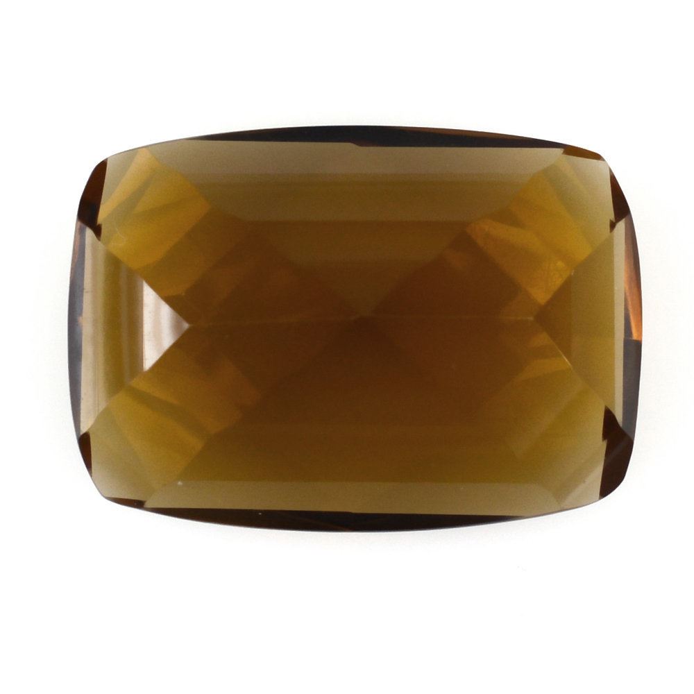 WHISKY QUARTZ CONCAVE CUSHION 14X10MM 5.70 Cts.