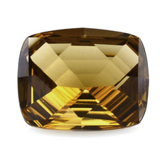 WHISKY QUARTZ CONCAVE CUSHION 10X8MM 2.59 Cts.