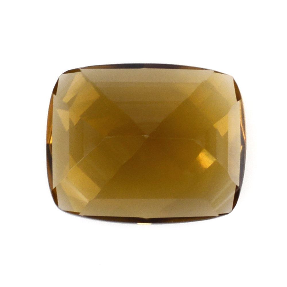 WHISKY QUARTZ CONCAVE CUSHION 10X8MM 2.59 Cts.