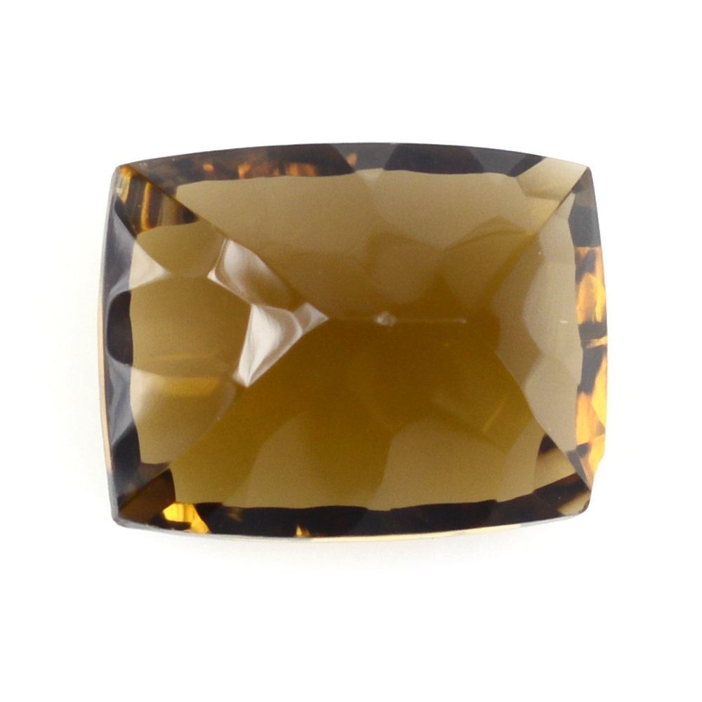 WHISKY QUARTZ CONCAVE CUT CUSHION 9X7MM 2.20 Cts.