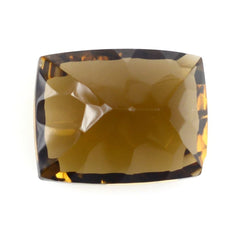 WHISKY QUARTZ CONCAVE CUT CUSHION 9X7MM 2.20 Cts.