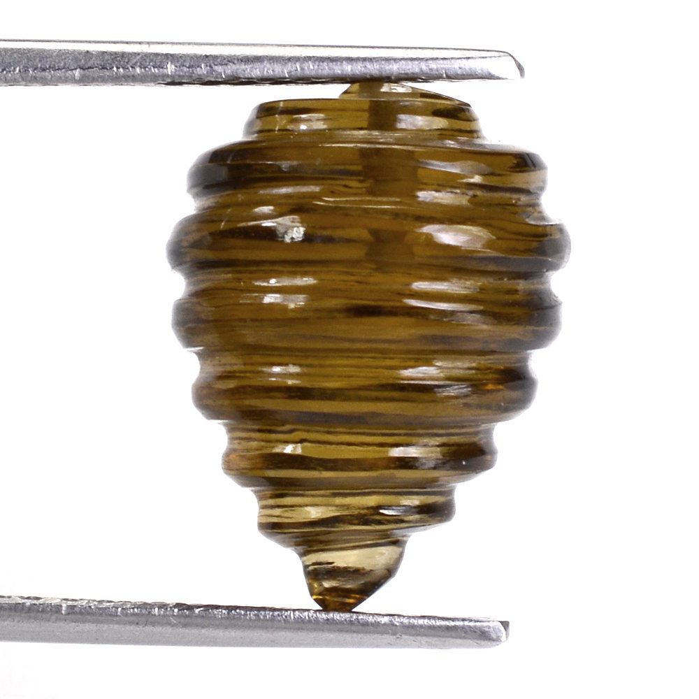 WHISKY QUARTZ BEYBLADES (HALF DRILL) 16X12MM 13.15 Cts.